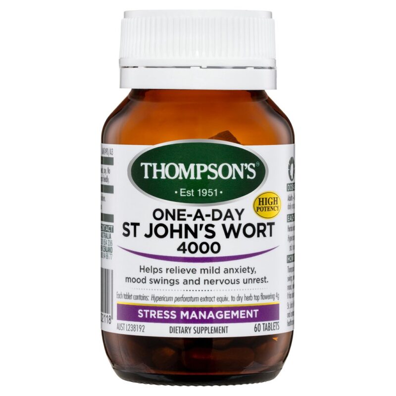 thompson's one-a-day st. john's wort 4000mg 60 tablets