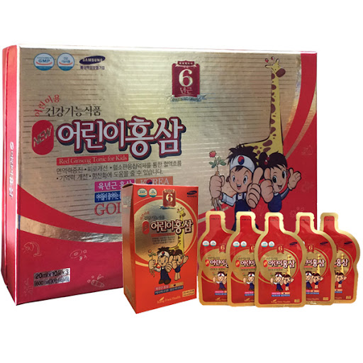 Nước hồng sâm trẻ em Gold Kid's Red Ginseng KangHwa 30 gói 