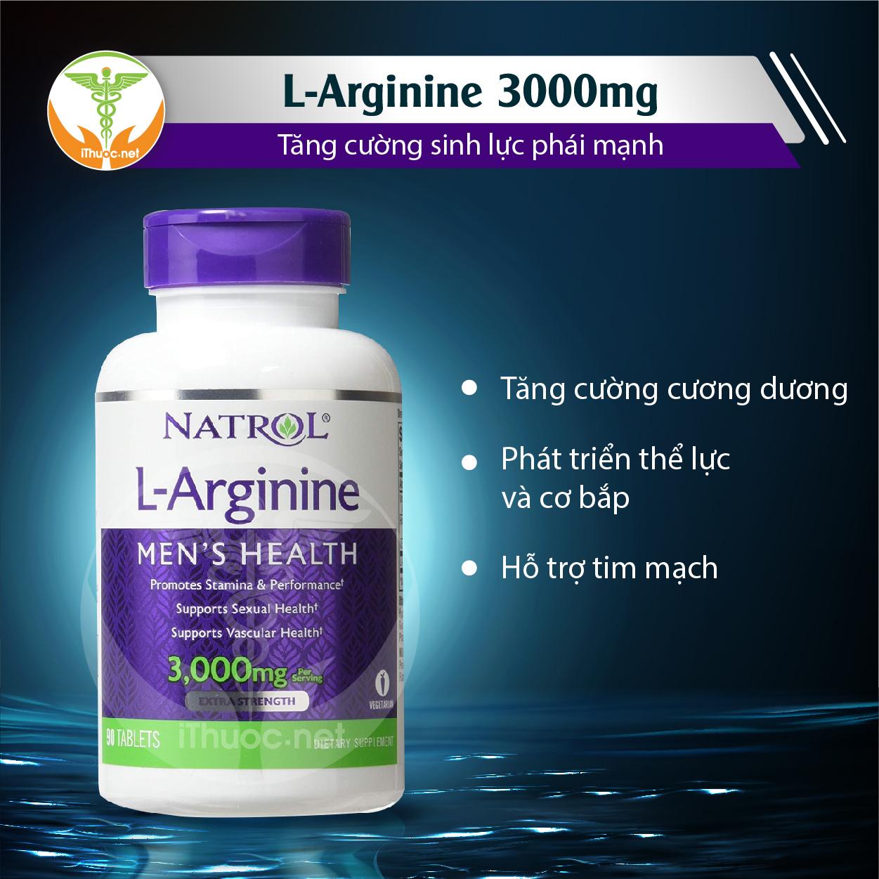 L-arginine 300mg tăng cường sinh lý nam
