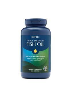 GNC Triple Strength Fish Oil Mini softgels 120 viên của Mỹ