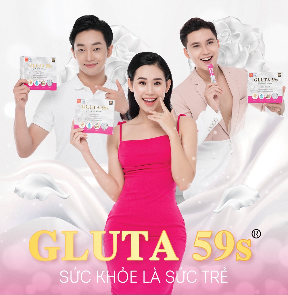 GLUTA 59s Health & Beauty Hàn Quốc thải độc gan, làm trắng da