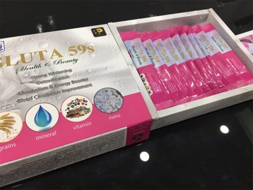 GLUTA 59s Health & Beauty Hàn Quốc thải độc gan, làm trắng da