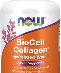 Viên uống BioCell Collagen® Hydrolyzed Type II Now 120 viên bổ khớp, đẹp da