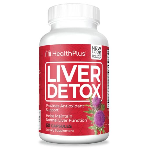 Viên uống Liver Detox HealthPlus 60 viên- Tăng cường chức năng gan, thúc đẩy bài tiết mật