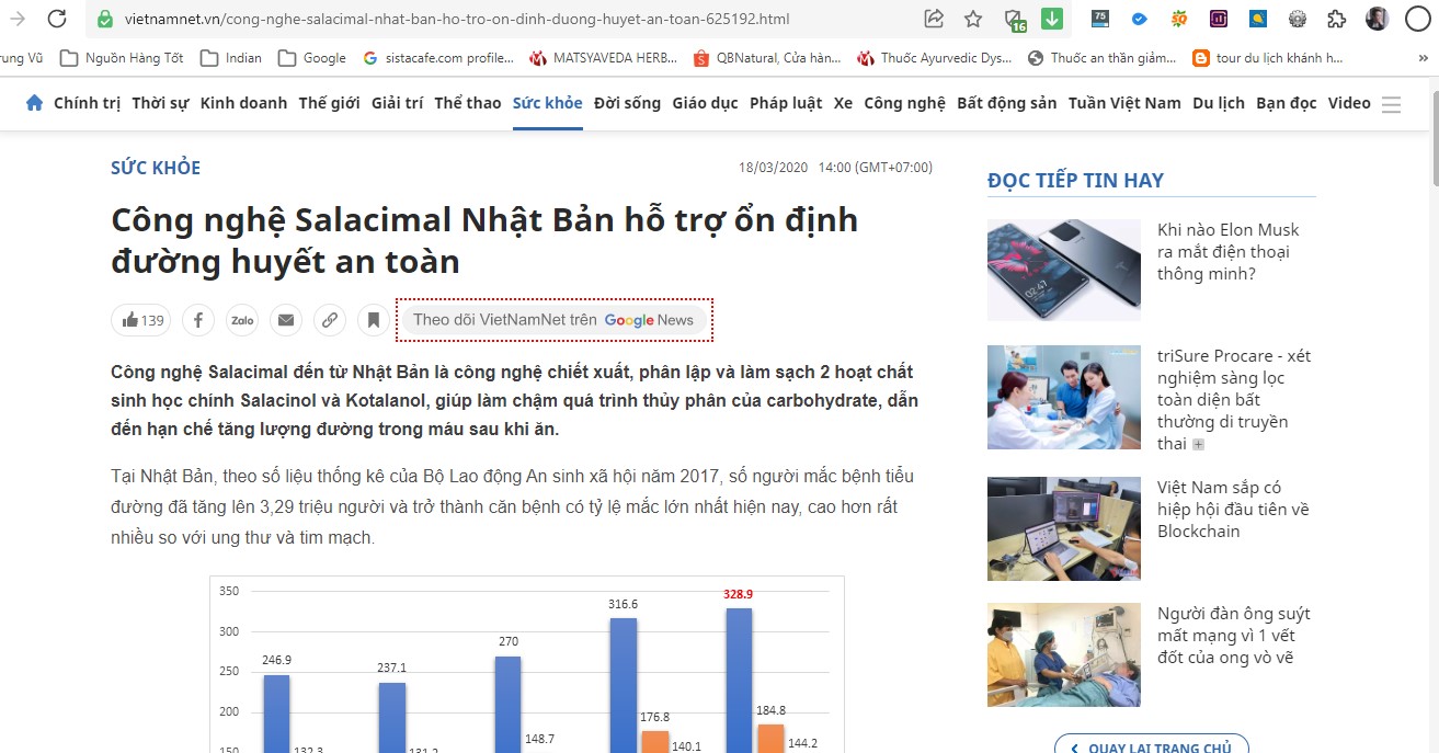 Vietnamnet viết về Insuna