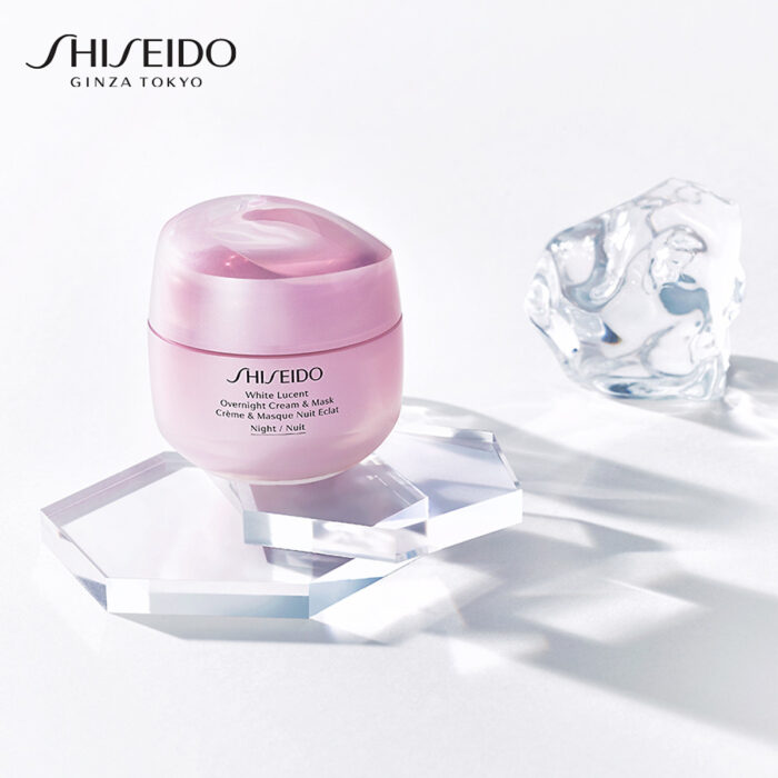 Kem dưỡng trắng da và mặt nạ ngủ ban đêm Shiseido White Lucent Overnight Cream & Mask 75mL