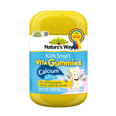 NATURE'S WAY KIDS SMART VITA GUMMIES CALCIUM + VITAMIN D 60 VIÊN