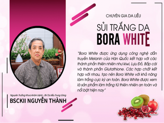 chuyên gia nói về Viên sủi trắng da Bora White Hàn Quốc