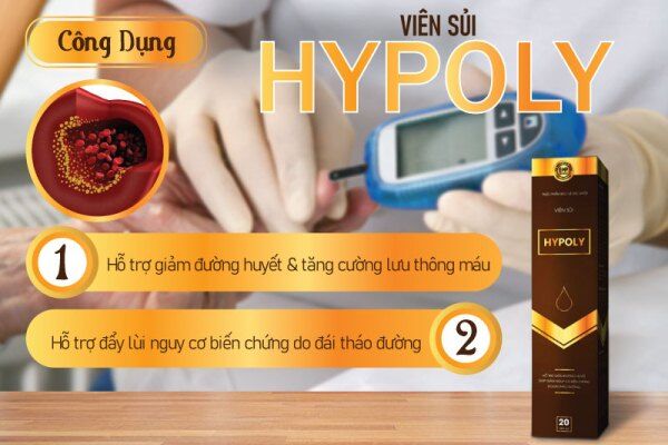 công dụng viên sủi Hypoly- ổn định đường huyết